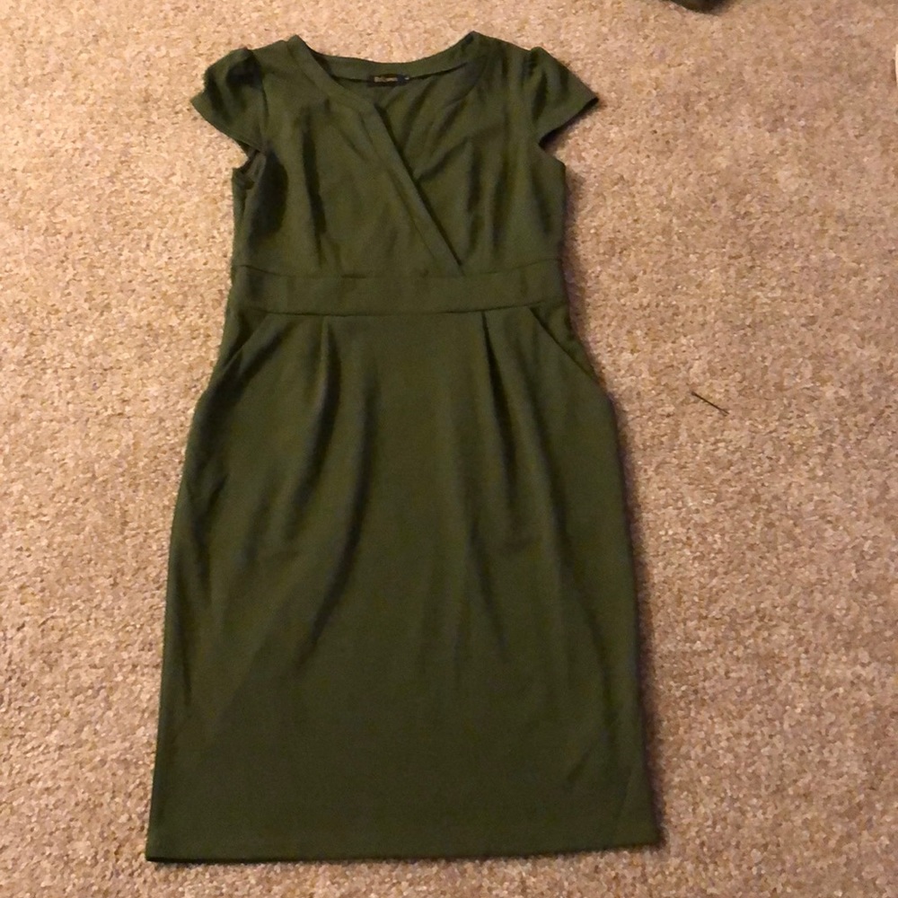 Vintage inspired Green dress with pockets